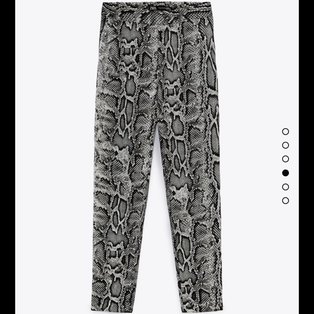 Snake skin pants